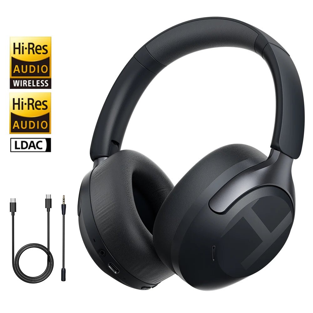 HAYLOU S40 ANC casque sans fil 50dB suppression du bruit haute résolution 3D écouteur Audio spatial avec LDAC Bluetooth 6.0 sur l'oreille casque - Mr Connected
