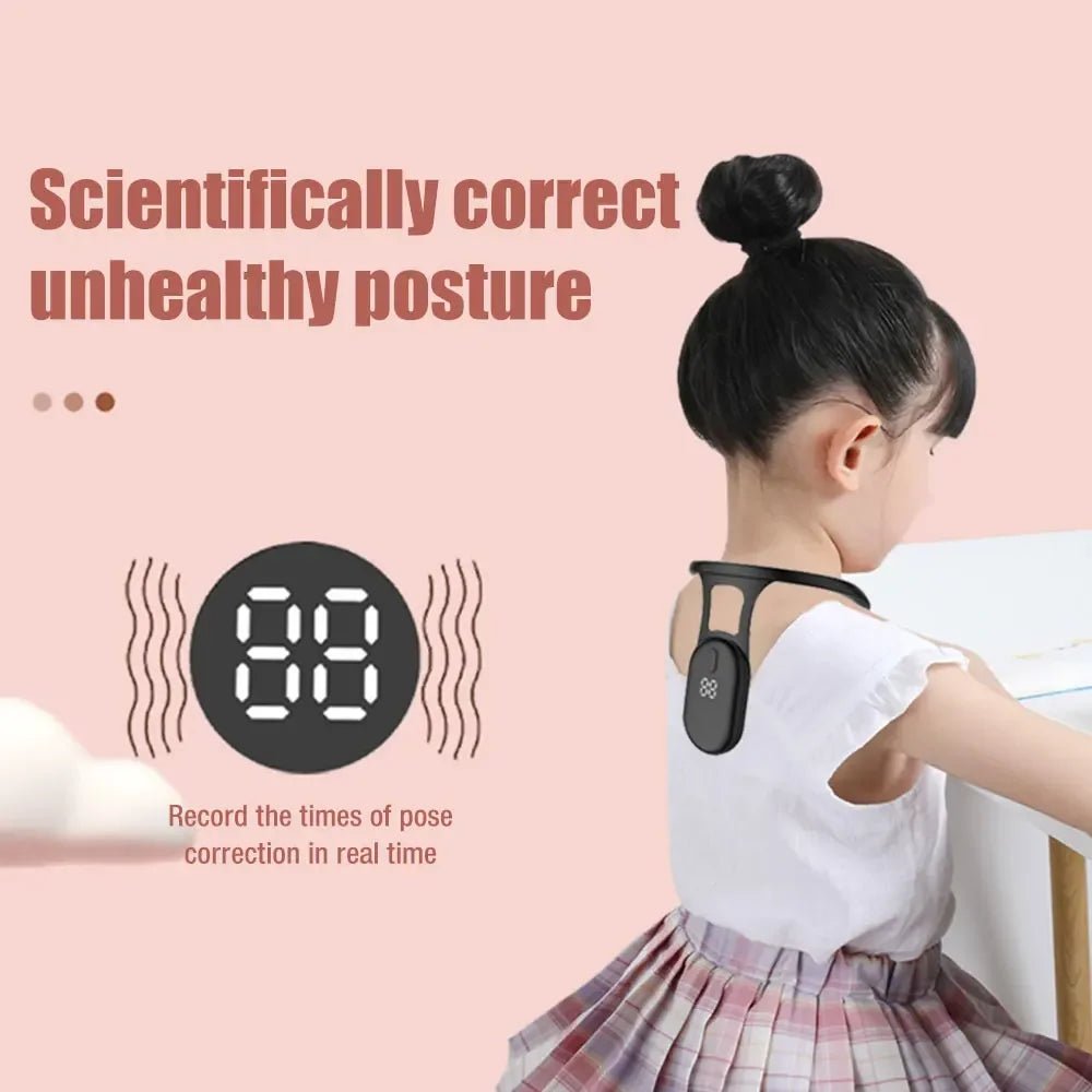 Correcteur de Posture intelligent, rappel de Posture du dos, bosse du cou, suivi scientifique en temps réel, pour adultes et enfants - Mr Connected