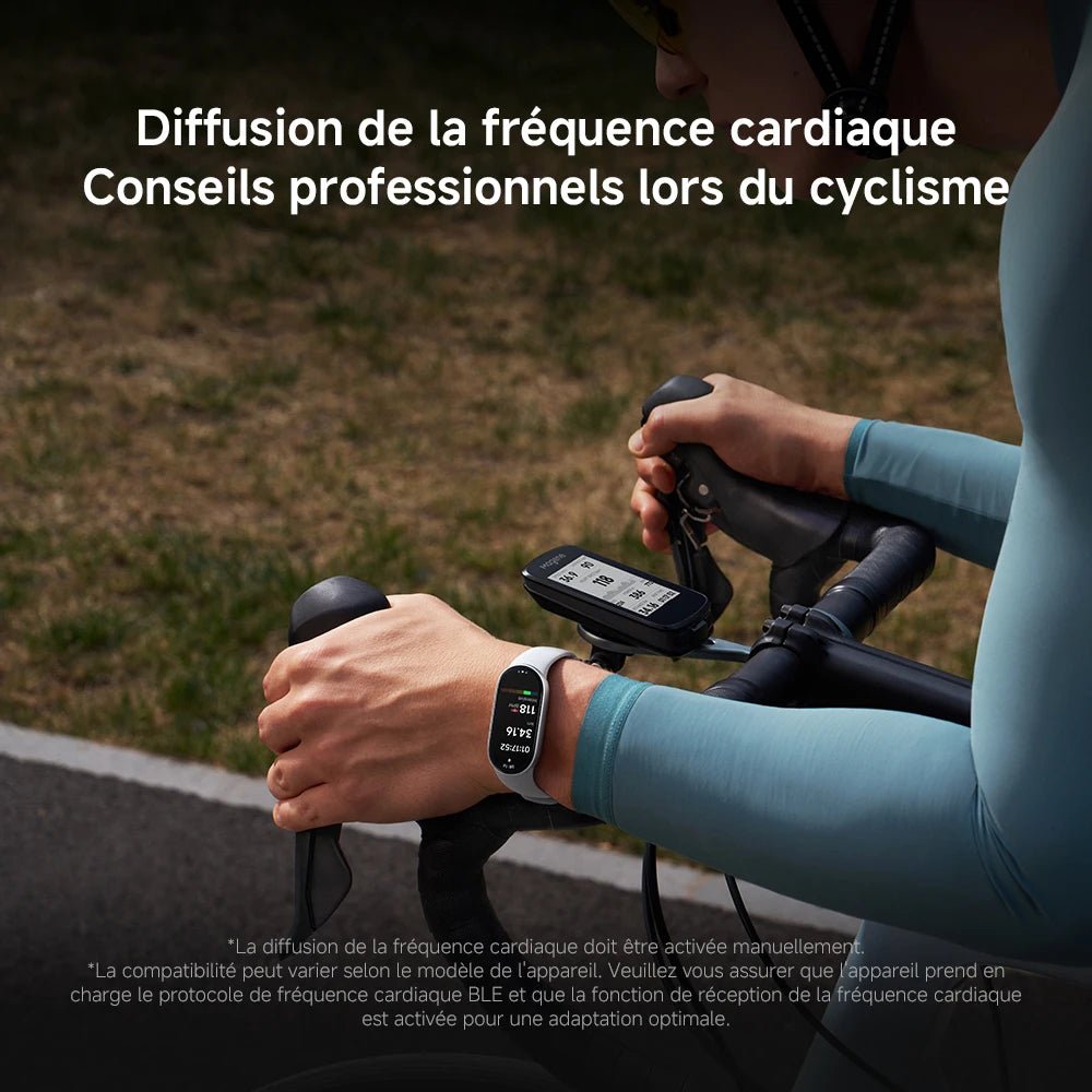 Xiaomi France | Xiaomi Smart Band 10 , Écran AMOLED 1.72’’ avec bordures ultra - fines, Gestion du sommeil optimisée avec accompagnement personnalisé, Plus de 150 modes sport - Mr Connected