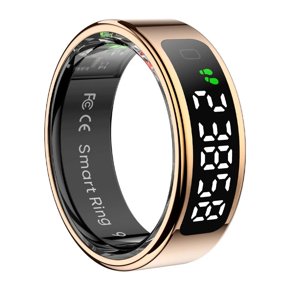 2025 COLMI R12 Smart Ring avec écran d'affichage et tactile, chargement sans fil, gestionnaire de santé, étanche 5 ATM pour hommes et femmes - Mr Connected