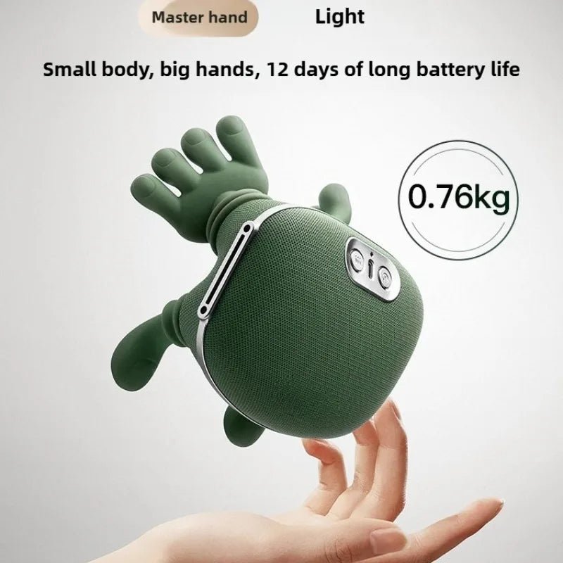 Châle de Massage Type c Charge avec pétrissage thermique masseur d'épaules et de cou Simulation cervicale main humaine Massage Portable cou - Mr Connected