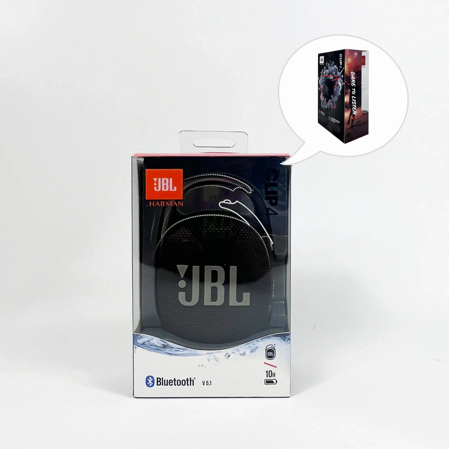 Original JBL CLIP 4 sans fil Bluetooth haut - parleur Portable caisson de basses haut - parleur extérieur Mini haut - parleur IP67 anti - poussière et étanche - Mr Connected