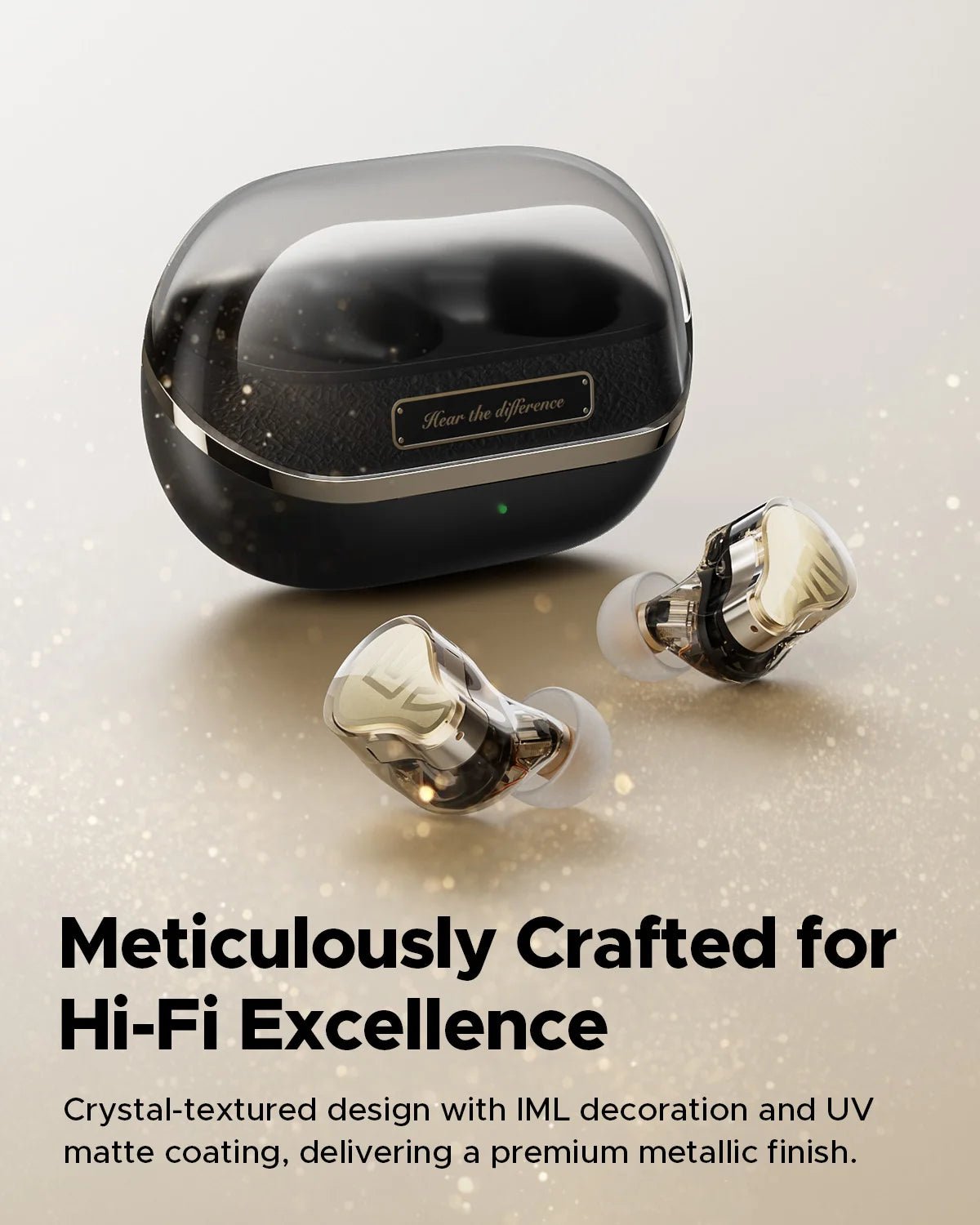 SoundPEATS H3 Hybrid 3 Driver Écouteurs sans fil Bluetooth 5.4, 55 dB Adaptatif ANC, LDAC et aptX Audio haute résolution sans perte, 6 micros CVC8 - Mr Connected