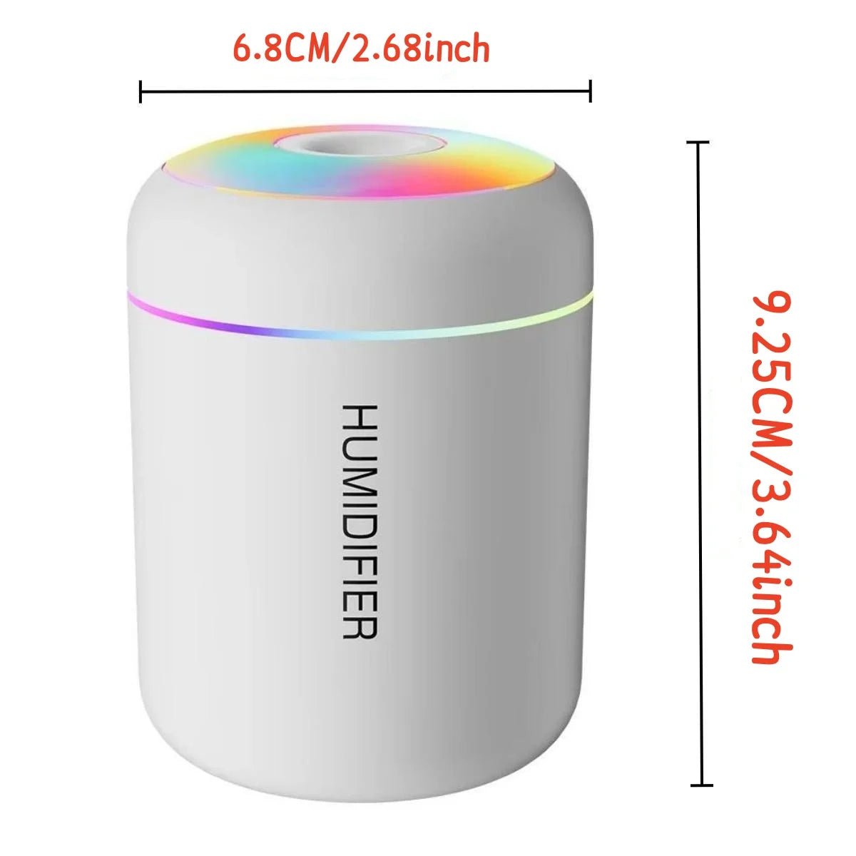 Mini humidificateur d'air électrique USB 180ML, diffuseur d'arôme, purificateur d'huile essentielle, brumisateur d'aromathérapie, lumières pour voiture, maison, chambre à coucher - Mr Connected
