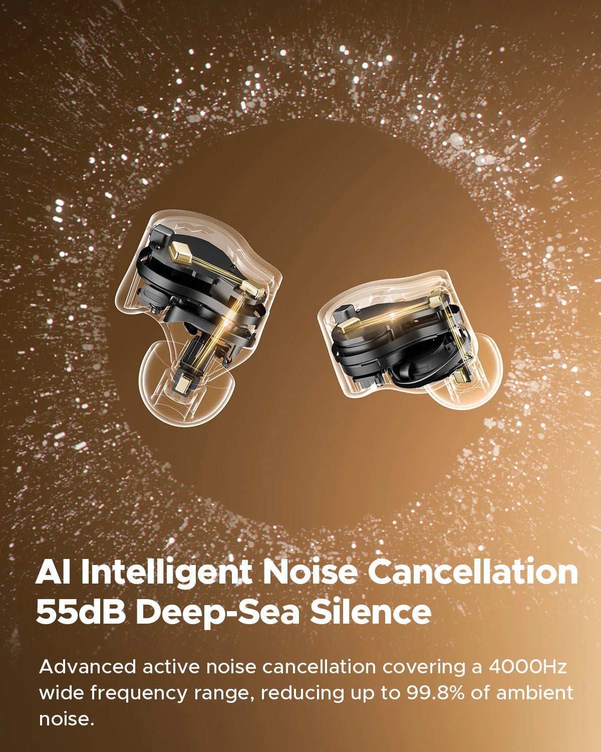 SoundPEATS H3 Hybrid 3 Driver Écouteurs sans fil Bluetooth 5.4, 55 dB Adaptatif ANC, LDAC et aptX Audio haute résolution sans perte, 6 micros CVC8 - Mr Connected