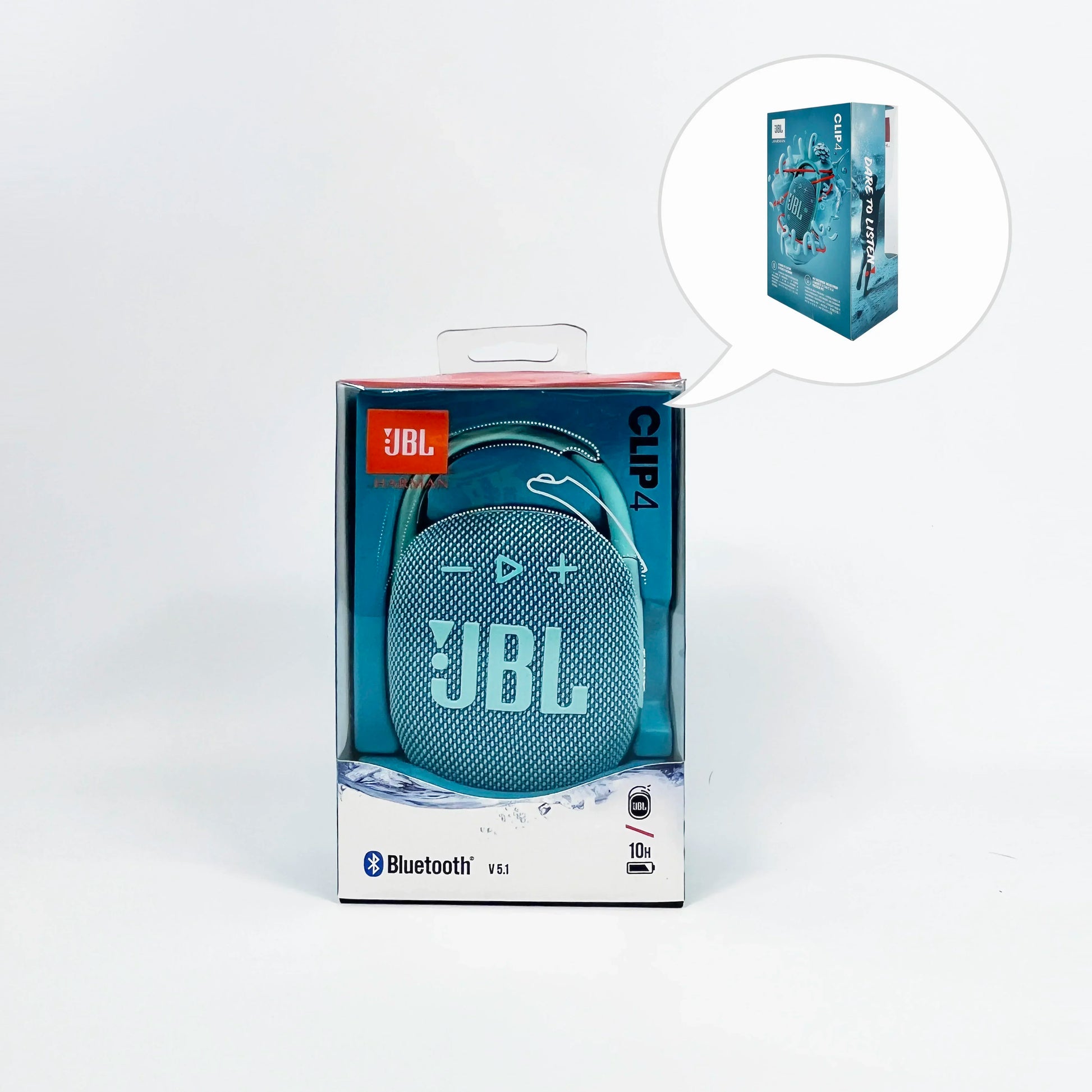 Original JBL CLIP 4 sans fil Bluetooth haut - parleur Portable caisson de basses haut - parleur extérieur Mini haut - parleur IP67 anti - poussière et étanche - Mr Connected