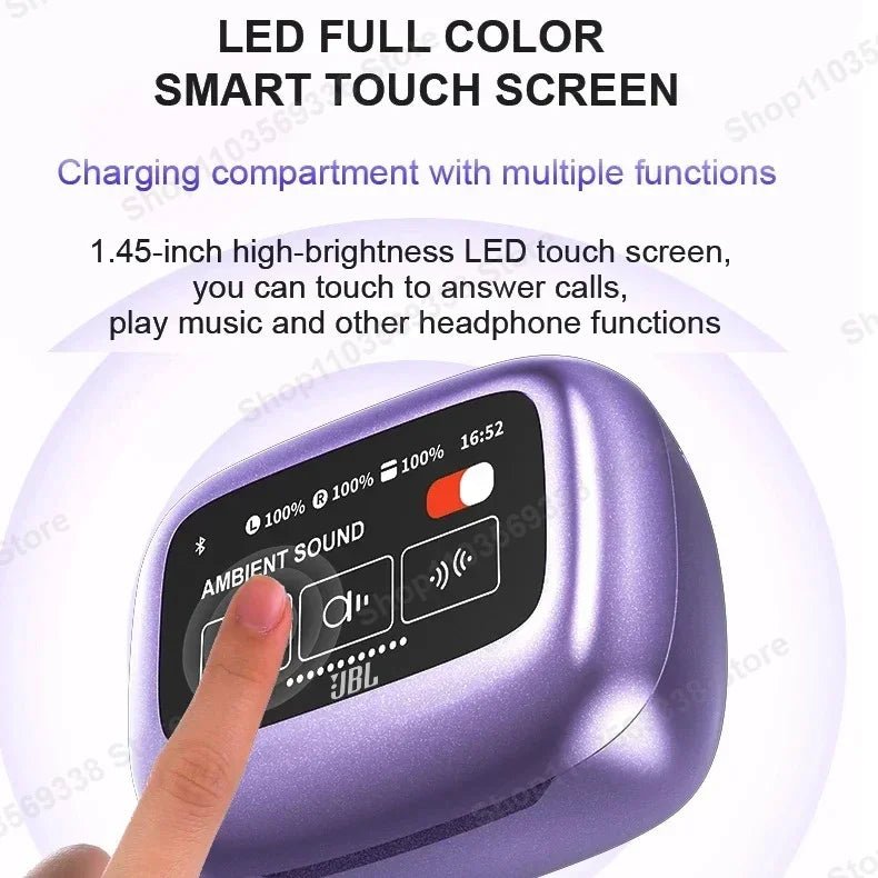 Original JBL LIVE BEAM 3 véritable casque sans fil Bluetooth écouteurs antibruit LED boîte d'affichage intelligente casque JBL Live Bea3 - Mr Connected