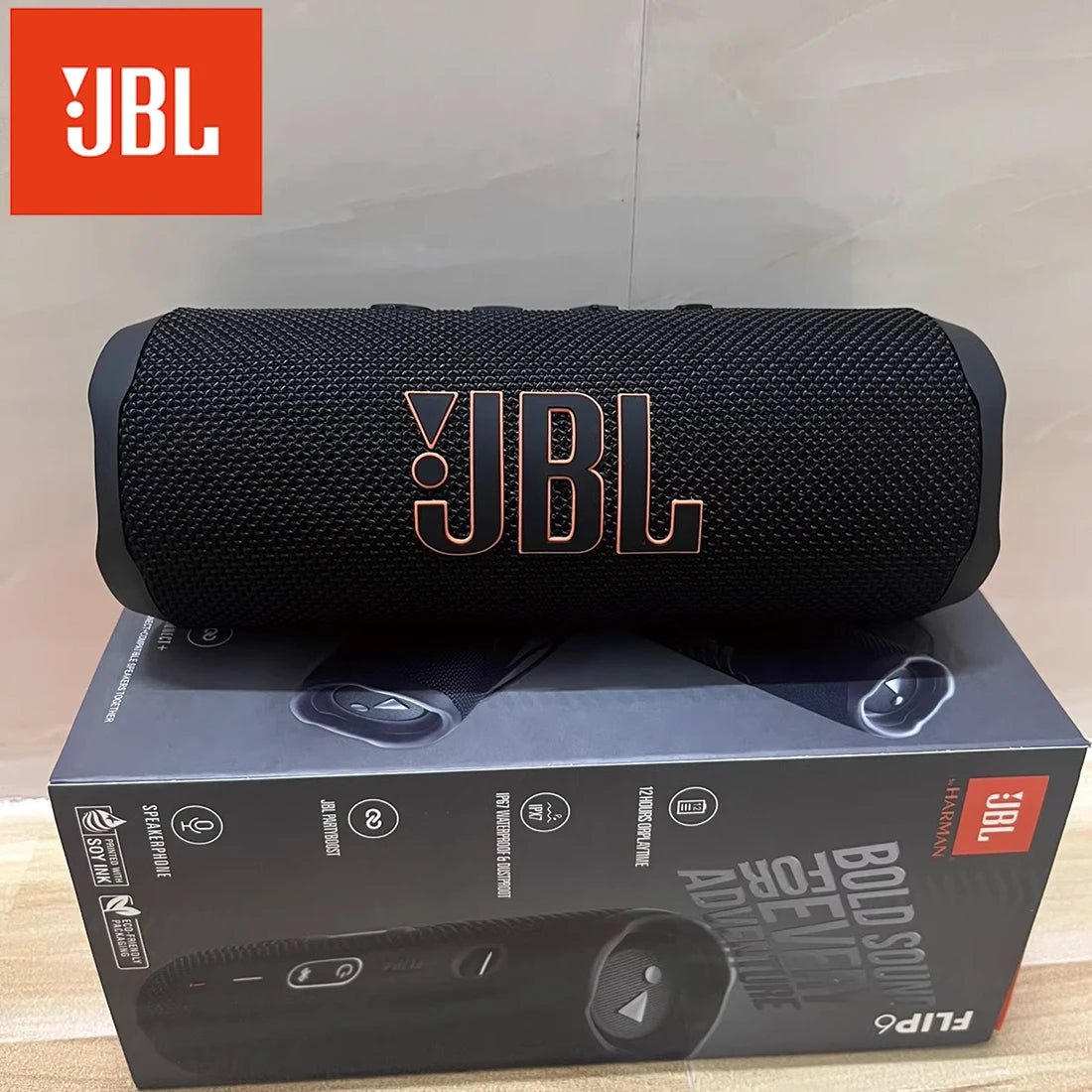Original JBL FLIP 6 haut - parleur Bluetooth FLIP6 Portable IPX7 étanche extérieur stéréo basse musique piste haut - parleur indépendant Tweeter - Mr Connected