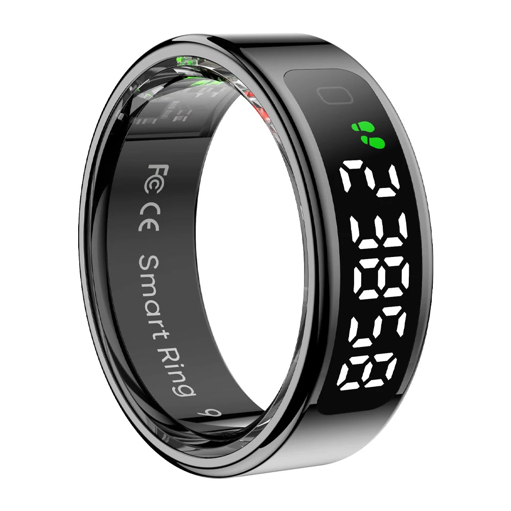 2025 COLMI R12 Smart Ring avec écran d'affichage et tactile, chargement sans fil, gestionnaire de santé, étanche 5 ATM pour hommes et femmes - Mr Connected