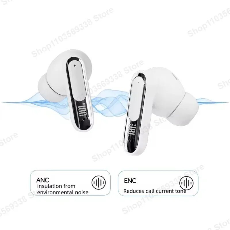 Original JBL LIVE BEAM 3 véritable casque sans fil Bluetooth écouteurs antibruit LED boîte d'affichage intelligente casque JBL Live Bea3 - Mr Connected