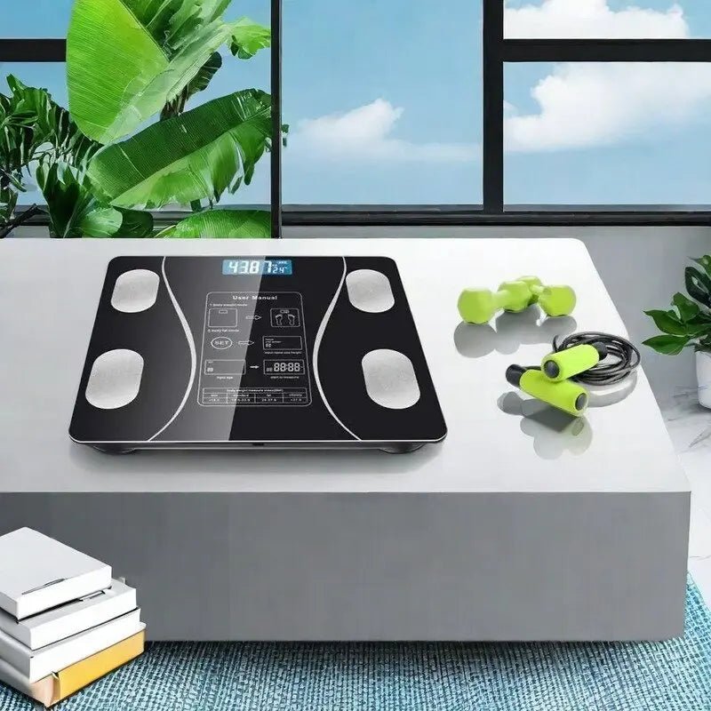 Pèse - personne électronique Bluetooth, gestion du corps, perte de graisse, mode intelligent dédié, balance de graisse Linge, balance de poids à domicile, ultra - précis - Mr Connected