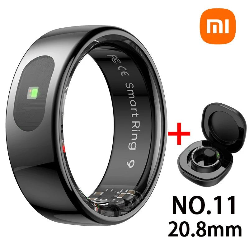 Xiaomi – anneau intelligent Bluetooth, moniteur de santé, fréquence cardiaque, sang, oxygène, sommeil, contrôle du corps, étanche, pour Android IOS, nouveau - Mr Connected