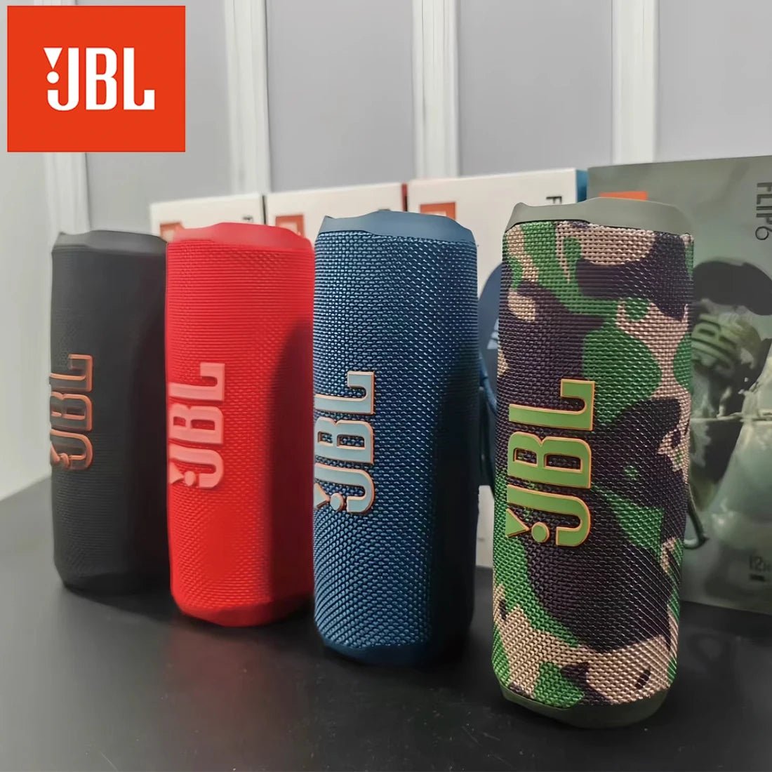 Original JBL FLIP 6 haut - parleur Bluetooth FLIP6 Portable IPX7 étanche extérieur stéréo basse musique piste haut - parleur indépendant Tweeter - Mr Connected