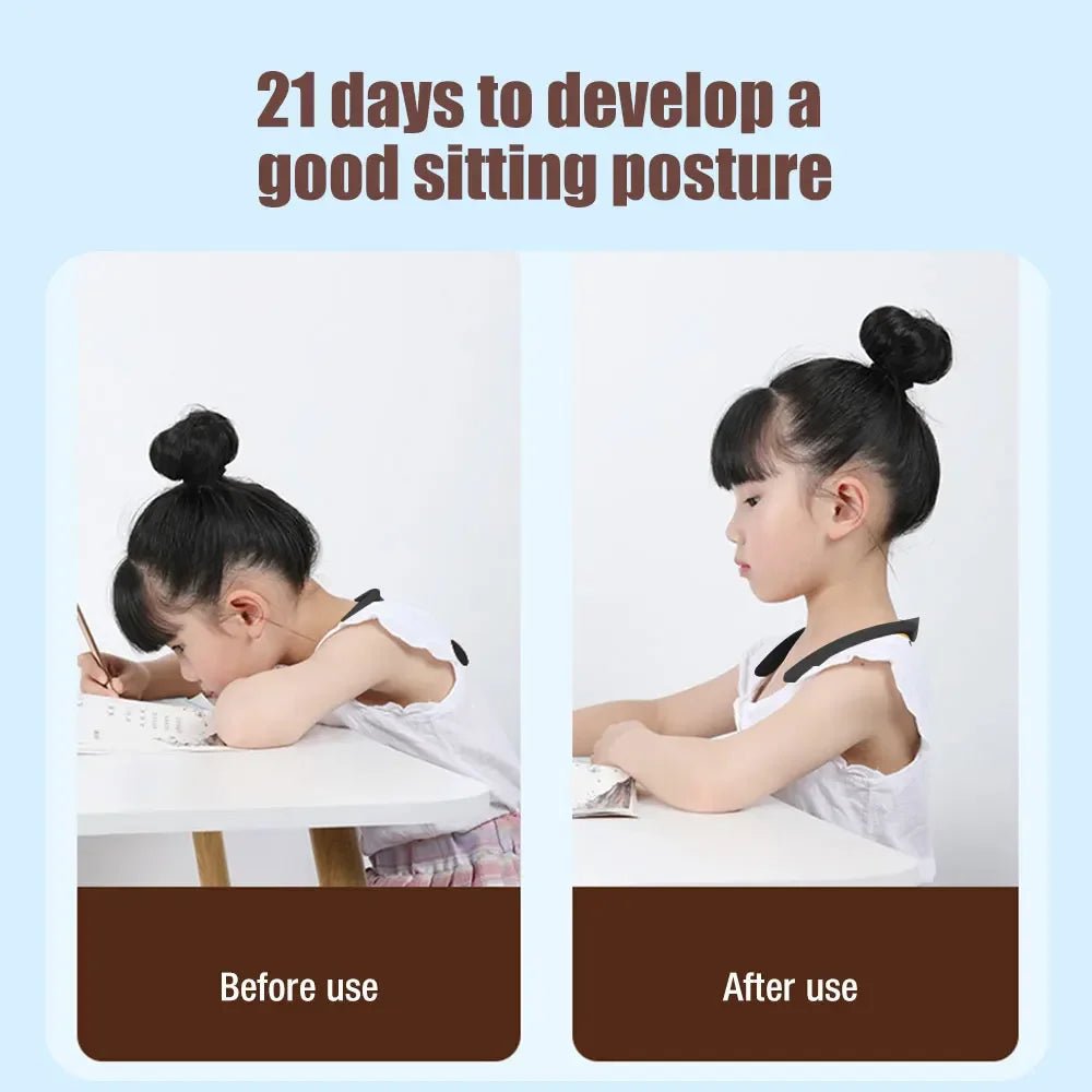 Correcteur de Posture intelligent, rappel de Posture du dos, bosse du cou, suivi scientifique en temps réel, pour adultes et enfants - Mr Connected